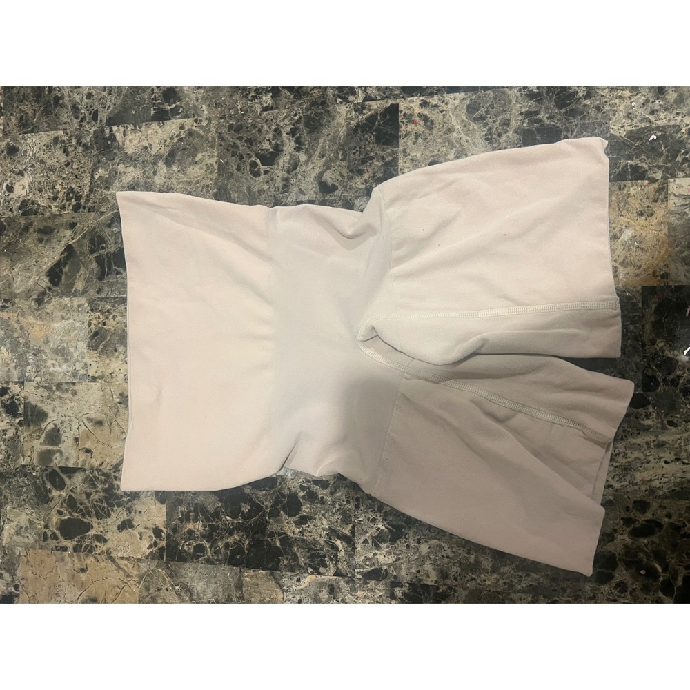 Flexees Womens Shapewear High Waist Firm Control Boy Short Beige Size M